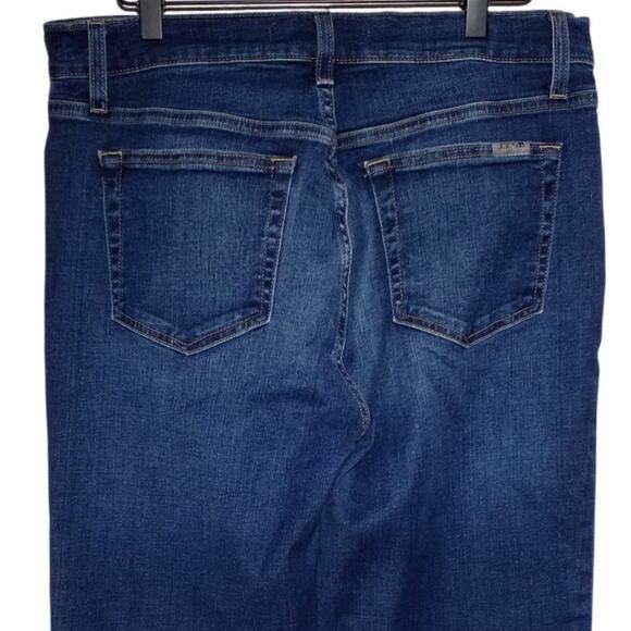 Joe's Jeans Womens High Rise Flare Denim Blue Stretch 5 Pocket Size 31 - Picture 4 of 7